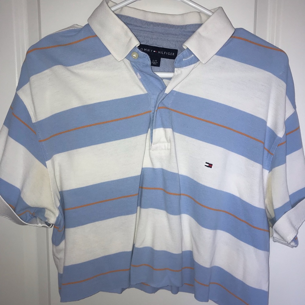 Tommy Hilfiger cropped polo shirt